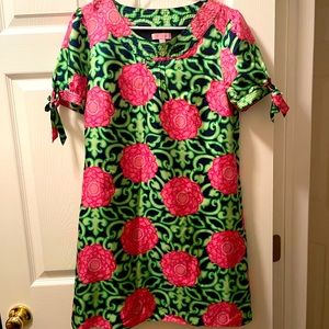 Lilly Pulitzer Silk Floral Mini Dress Size 6